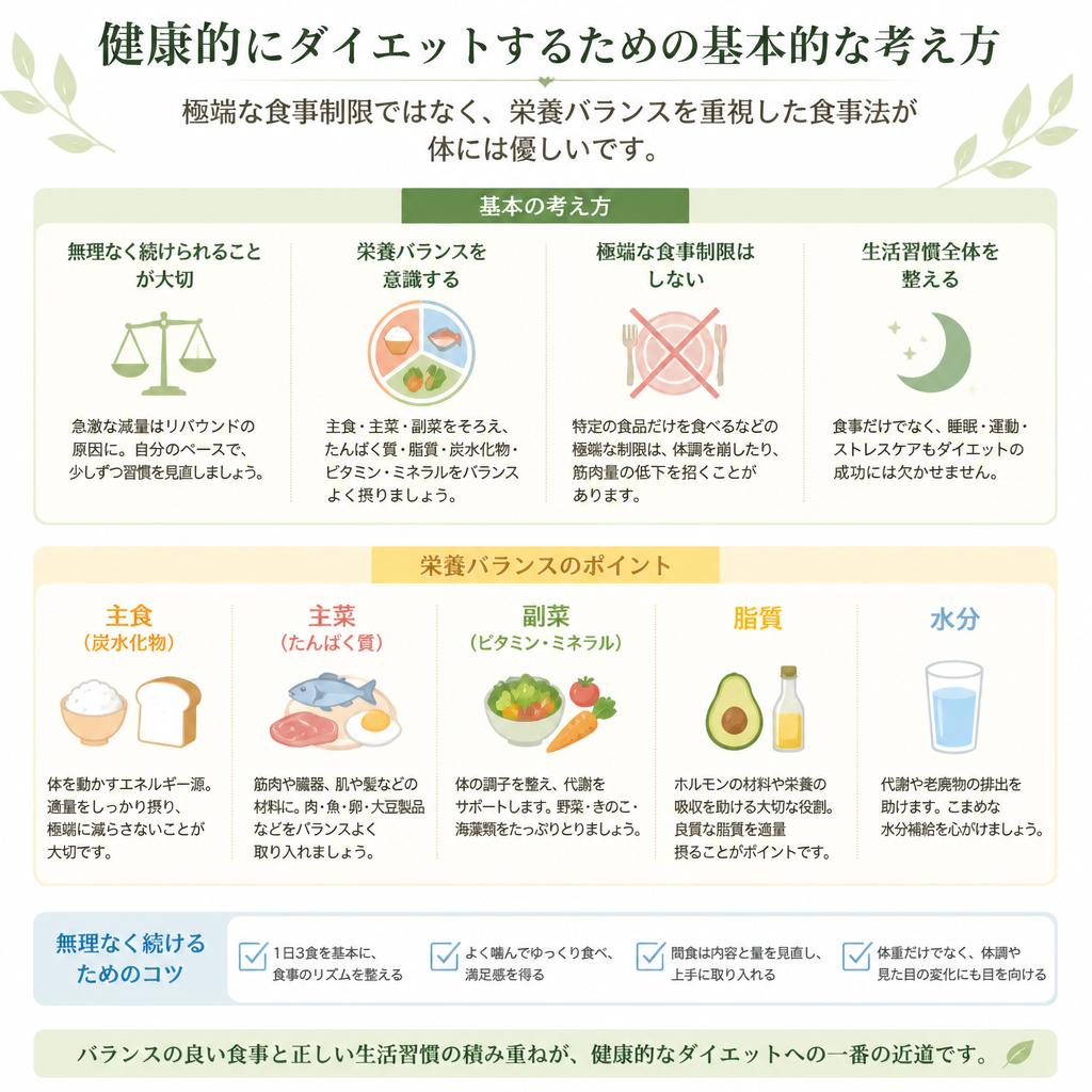 健康的なダイエットの基本