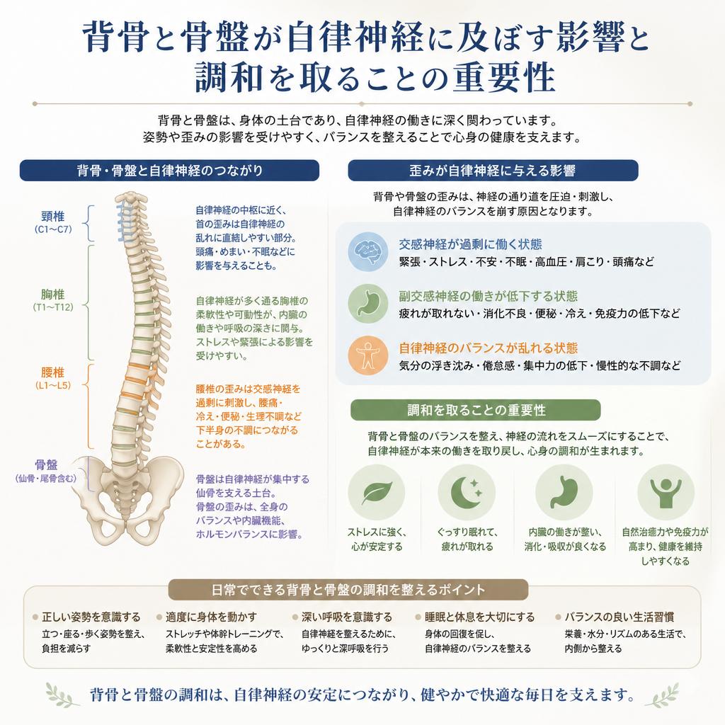 背骨と骨盤の重要性