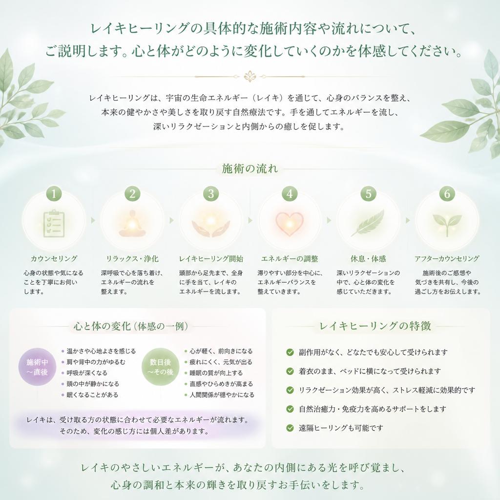 施術内容と流れ